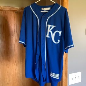 Majestic Cool Base Kansas City Royals Alex Gordon Jersey XL